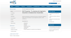 Desktop Screenshot of in3proyectos.com