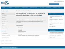 Tablet Screenshot of in3proyectos.com